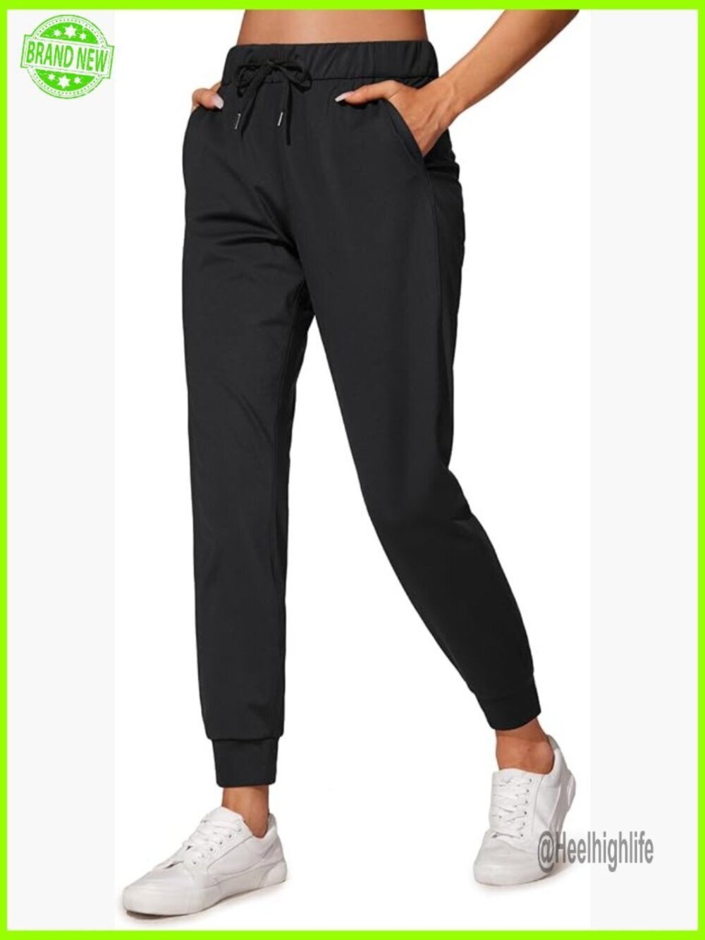 4-Way Stretch Joggers with Pockets, 28" Inseam, Athletic Pants